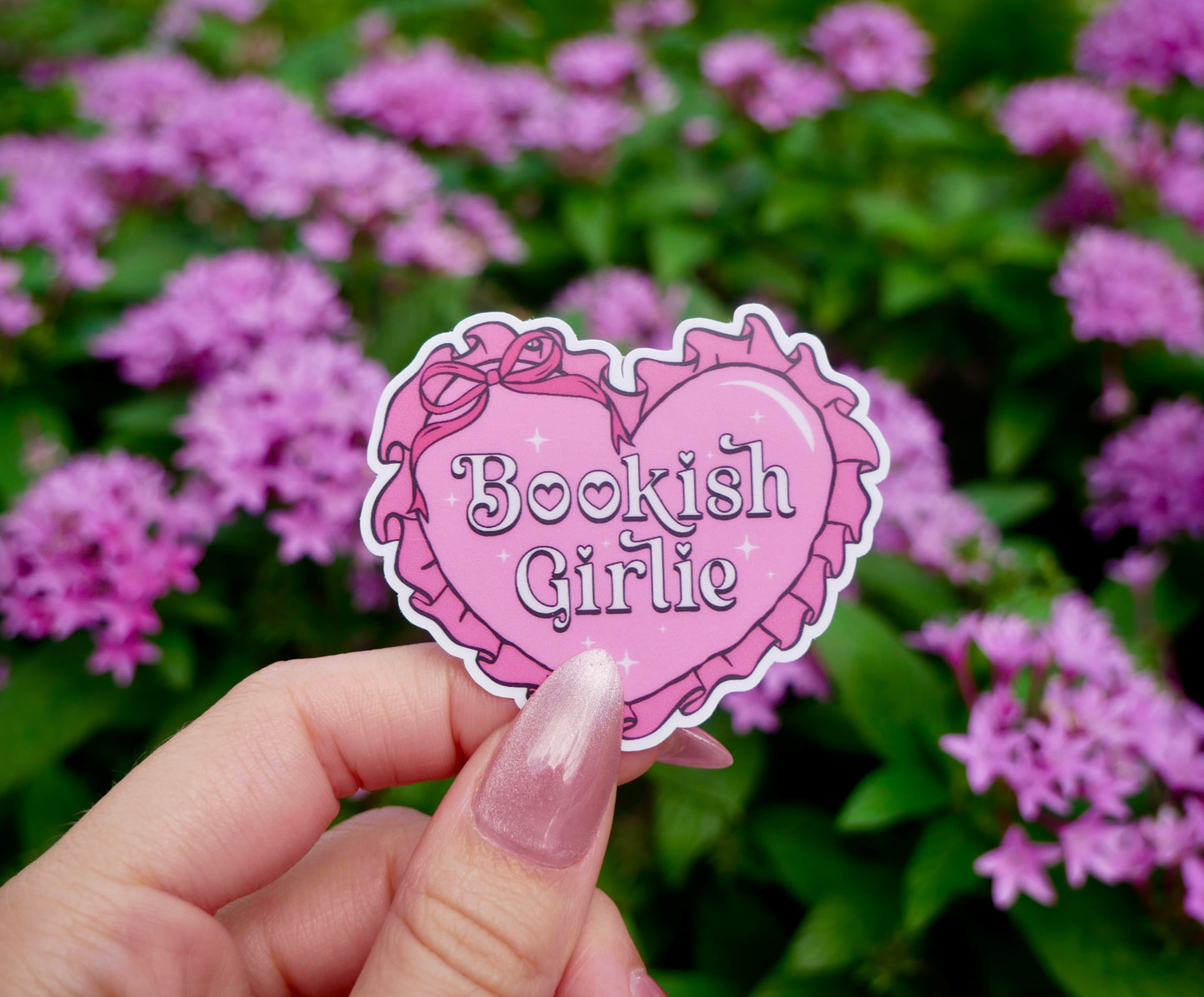 Bookish Girlie Sticker l Bookish Merch