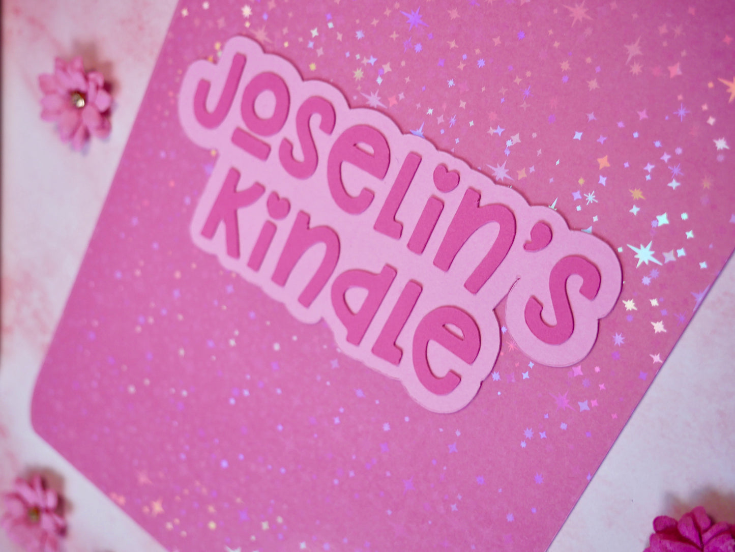 Personalized Kindle Insert for Clear Case