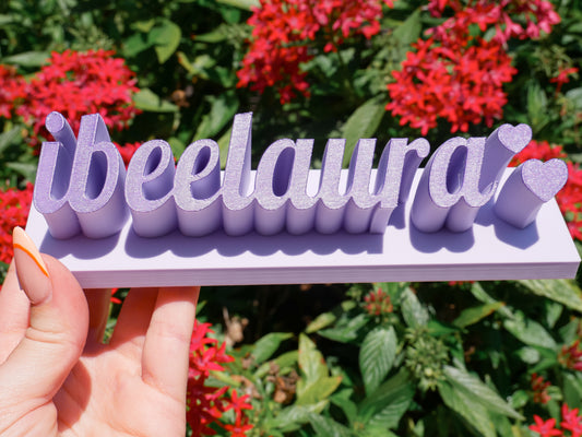 3D Printed Name Plate