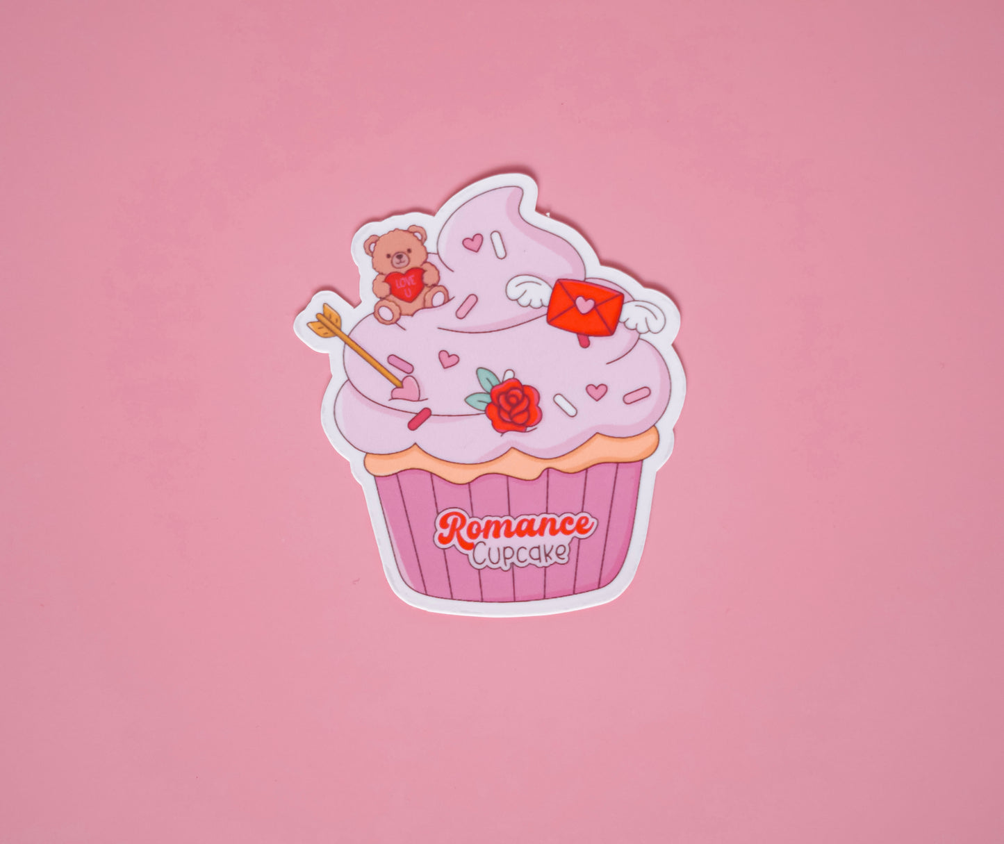 Romance Bookish Sticker Pack - Set of 4 Matte or Sparkly Stickers for Readers