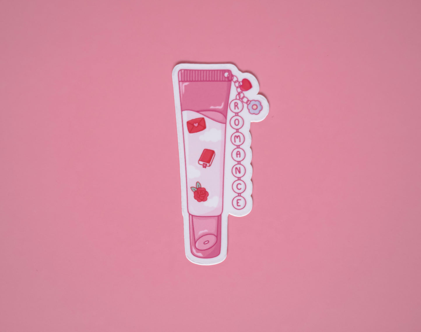 Romance Bookish Sticker Pack - Set of 4 Matte or Sparkly Stickers for Readers