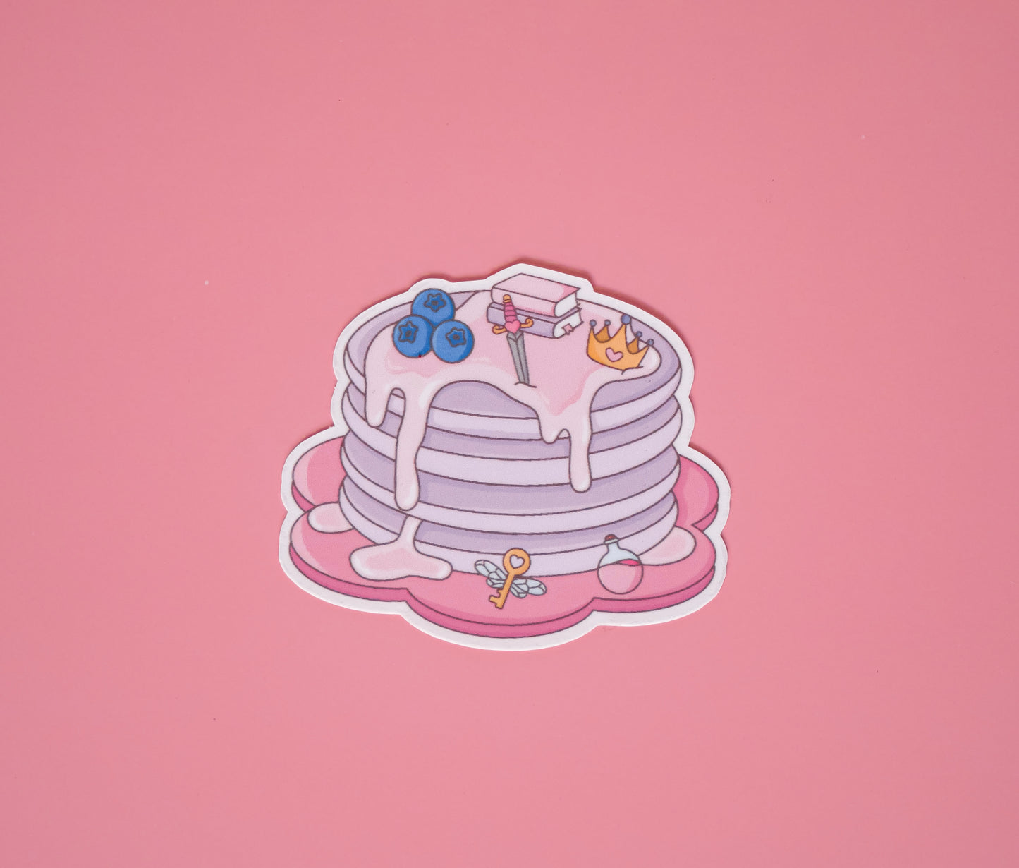 Fantasy Bookish Sticker Pack - Set of 4 Matte or Sparkly Stickers for Readers