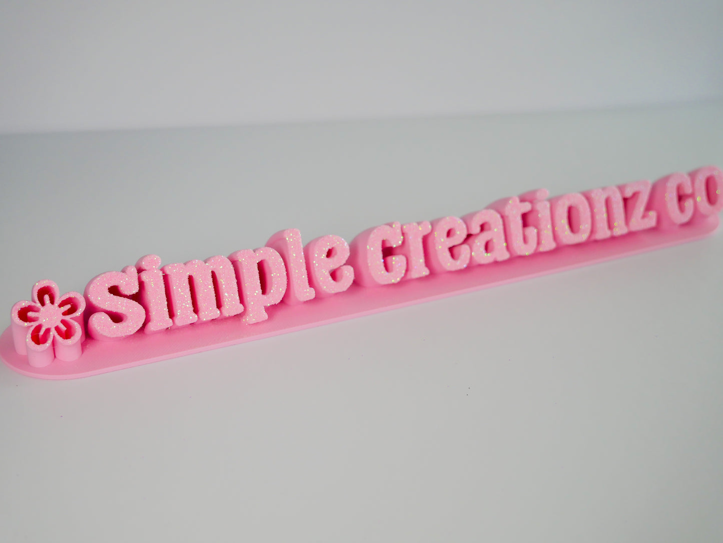 Custom 3D Printed Business Nameplate