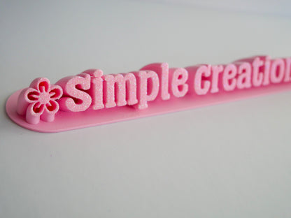 Custom 3D Printed Business Nameplate