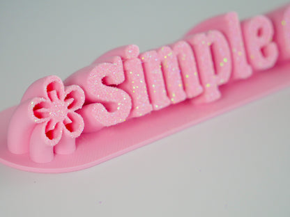 Custom 3D Printed Business Nameplate