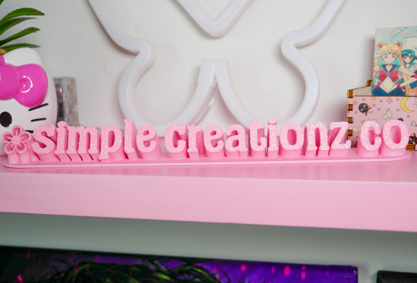 Custom 3D Printed Business Nameplate