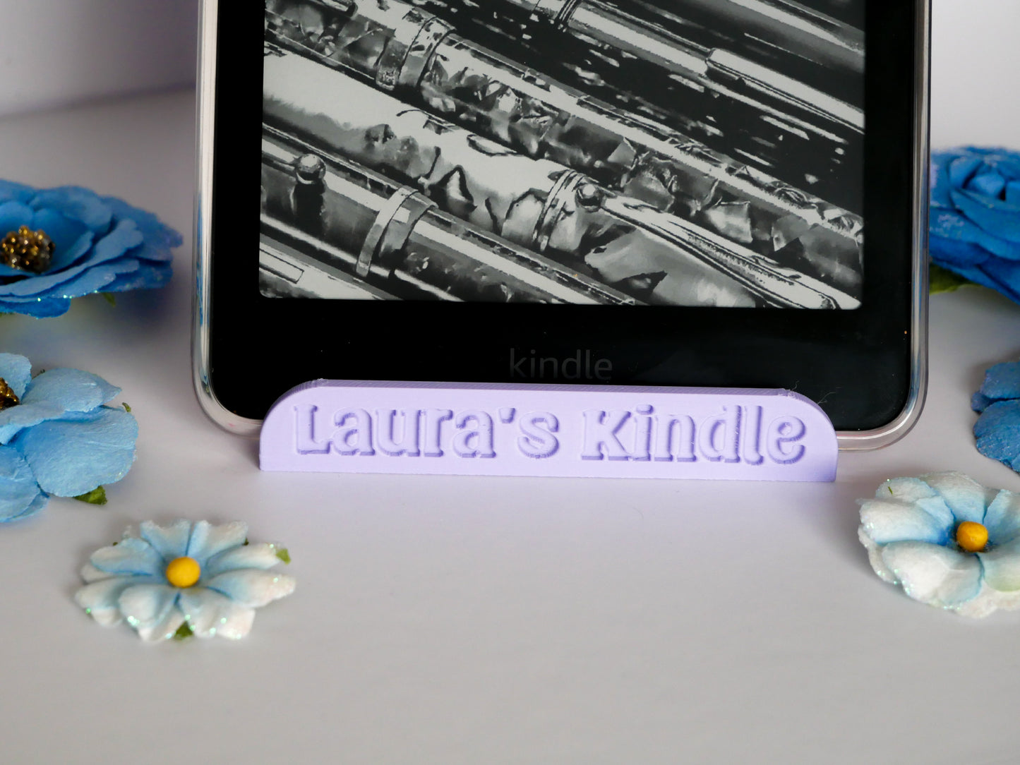 Personalized 3D Printed Kindle Stand